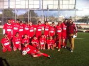  بالصور: فريق مدرسة الجواريش بالرملة يفوز بكأس دوري الشتاء 